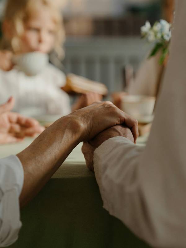 people holding hand